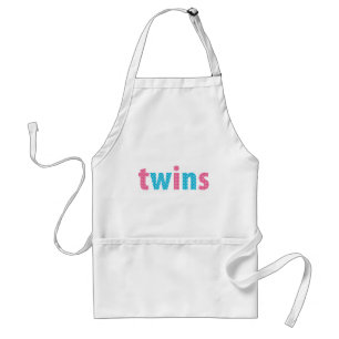TWINS COLLECTION - gemischt {aqua + pink} Schürze