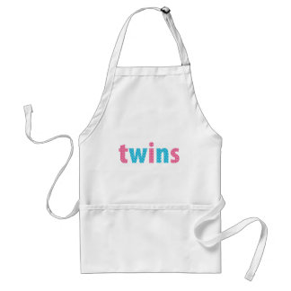 TWINS COLLECTION - gemischt {aqua + pink} Schürze