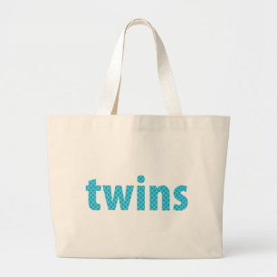 TWINS COLLECTION - Jungen {aqua} Jumbo Stoffbeutel