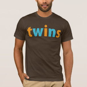 TWINS COLLECTION - Jungen {Orange + aqua} T-Shirt
