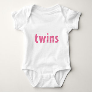 TWINS COLLECTION - Mädchen {pink} Baby Strampler