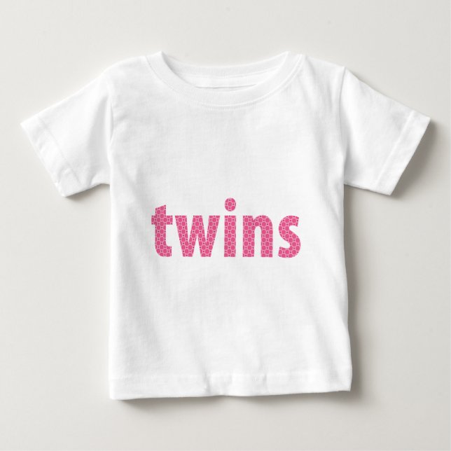 TWINS COLLECTION - Mädchen {pink} Baby T-shirt (Vorderseite)