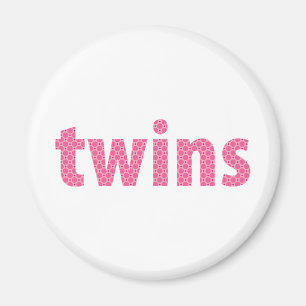 TWINS COLLECTION - Mädchen {pink} Magnet