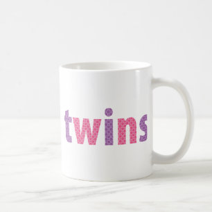 TWINS COLLECTION - Mädchen {violett + rosa} Kaffeetasse