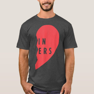 Twins Gift - Twin Sisters Heart Matching Shirt Set