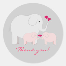 Twins Girl Danke Stickers