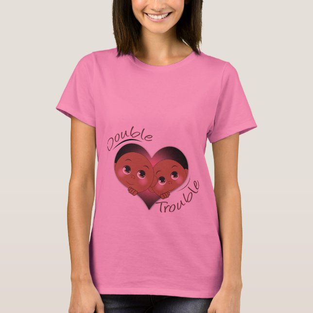 Twins Heart Double Trouble Ethnic T-Shirt (Vorderseite)