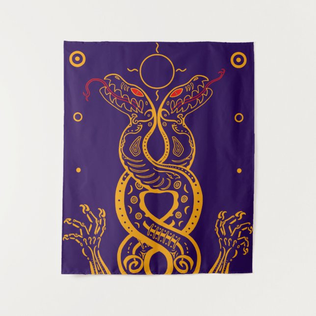 Twins Wandteppich (Vorderseite)