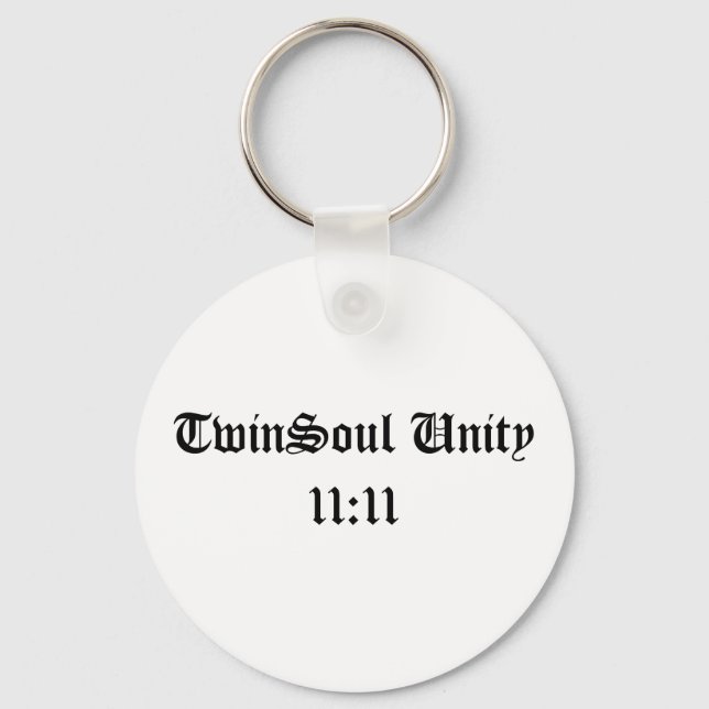 TwinSoul Unity 11:11 Schlüsselkette Schlüsselanhänger (Vorderseite)