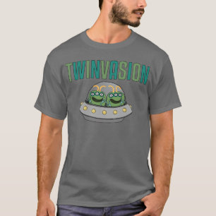 TWINVASION alien-Zwillinge T-Shirt