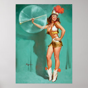 Twirler Pin-up Poster