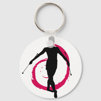 TWIRLER SWIRL PINK/SCHWARZ SCHLÜSSELANHÄNGER