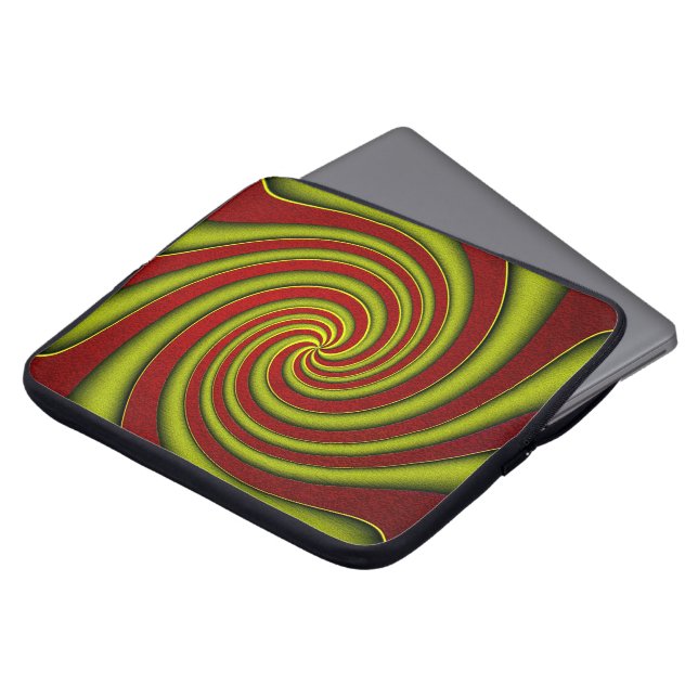 Twirlin' Leaf.... Laptopschutzhülle (Vorne Oben)