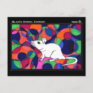 TWIS Postkarte: Blair's Animal Corner Rat Postkarte
