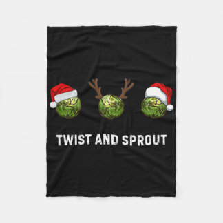 Twist And Sprout Weihnachtsgeschenk für den Vater  Fleecedecke