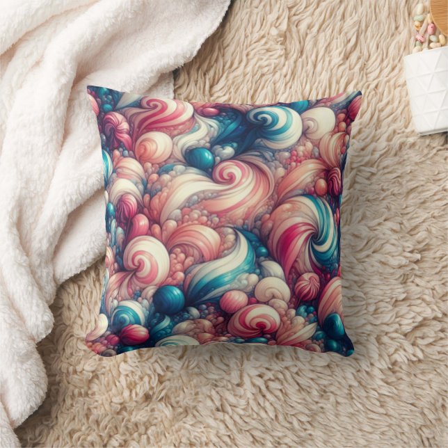 Twisted Cotton Candy Kissen (Decke)