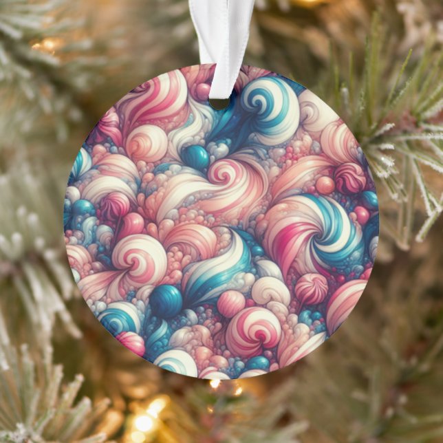 Twisted Cotton Candy Ornament (Baum)
