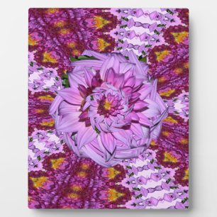Twisted Dahlia Blume Fotoplatte