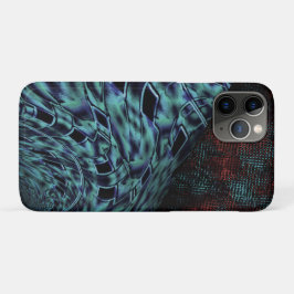 Twisted Effekt in trüben, blauen, dunklen und rote Case-Mate iPhone Hülle