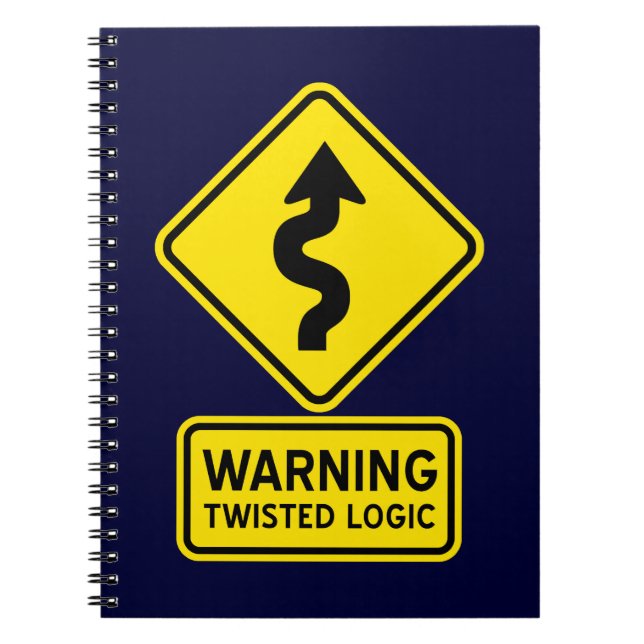 Twisted-Logic-Notebook Notizblock (Vorderseite)