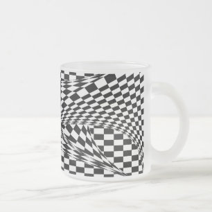 Twisted Schachbretts von Kenneth Yoncich Mattglastasse