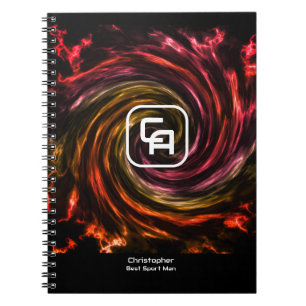 Twisted Smoke Monogram Multicolors Notizblock