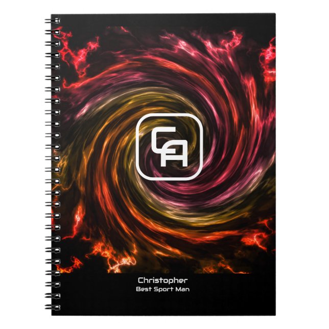 Twisted Smoke Monogram Multicolors Notizblock (Vorderseite)