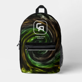 Twisted Smoke Multicolor Bedruckter Rucksack
