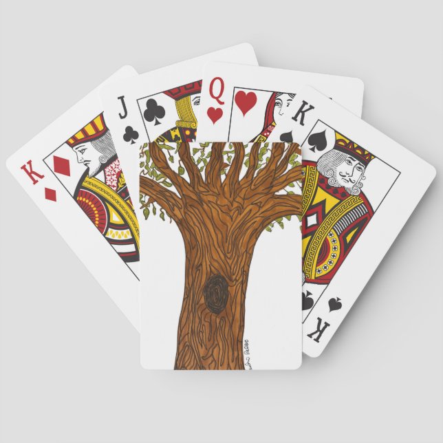 Twisted Tree Classic Playing Cards Spielkarten (Rückseite)