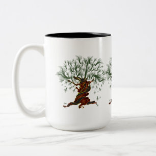 Twisted Tree Zweifarbige Tasse