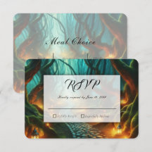 Twisted Woodland Lantern Path Wedding