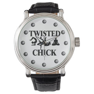 Twisted Yoga Chick Armbanduhr