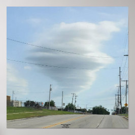 Twister Cloud-Bild Poster
