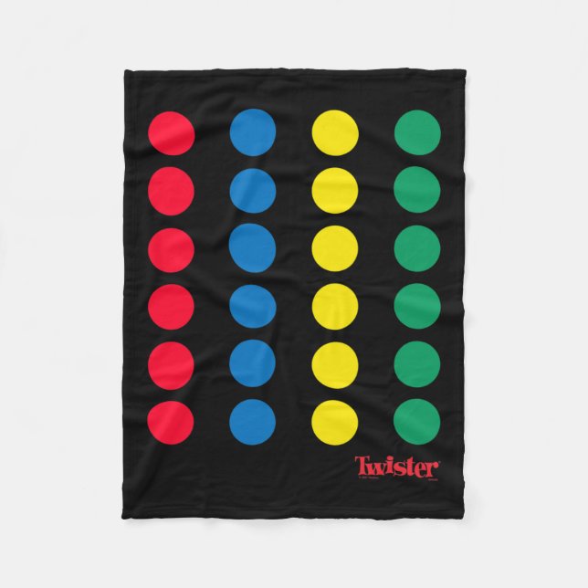 Twister Halloween Twister Board-Kostüm Fleecedecke (Vorderseite)