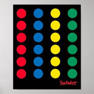 Twister Halloween Twister Board-Kostüm Poster