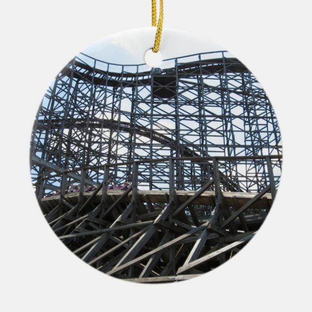 Twister-Rollen-Untersetzer Knoebels Keramik Ornament (Vorne)