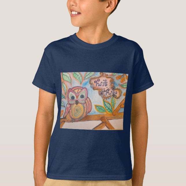 Twith Twoo, Boys Owl T - Shirt (Vorderseite)
