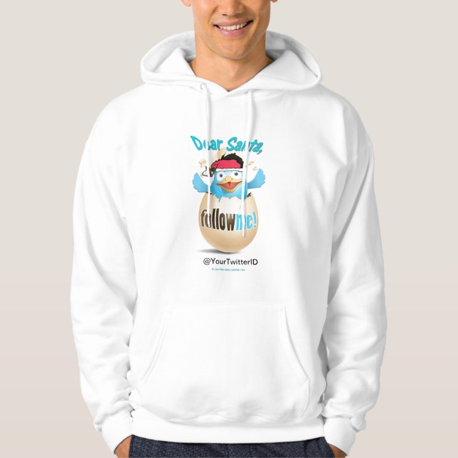 Twitter anpassen Liebe Weihnachtsgeschenke Kleidun Hoodie (Vorderseite)