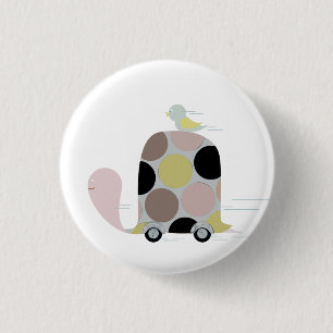 Twitter auf einer Schildkröte Button