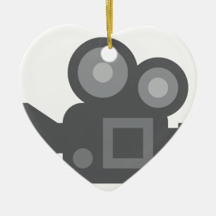 Twitter Emoji - Camera film making Keramikornament