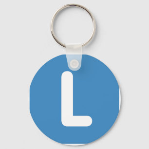 Twitter Emoji Letter J Schlüsselanhänger