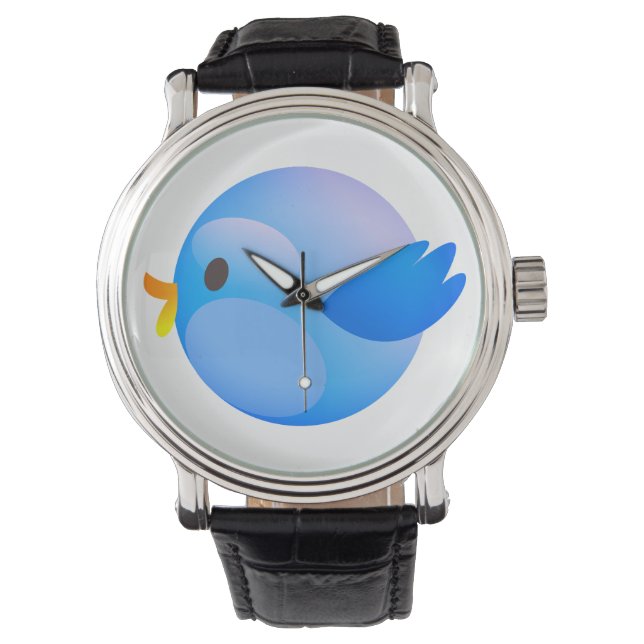 Twitter, Getweetet, Vogel Armbanduhr (Vorderseite)