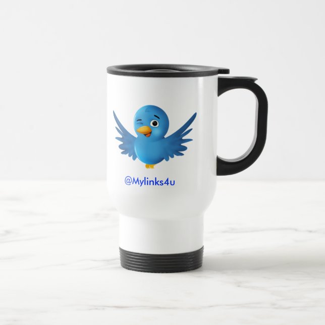 Twitter-Kaffeetasse Reisebecher (Rechts)