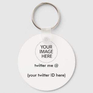 Twitter me @ (Ihre Twitter-ID hier) The MUSEUM Schlüsselanhänger