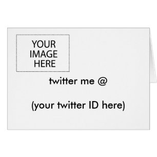 twitter me @ (votre identifiant Twitter ici) Le MU