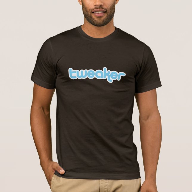 Twitter "Tweaker" Shirt (Vorderseite)