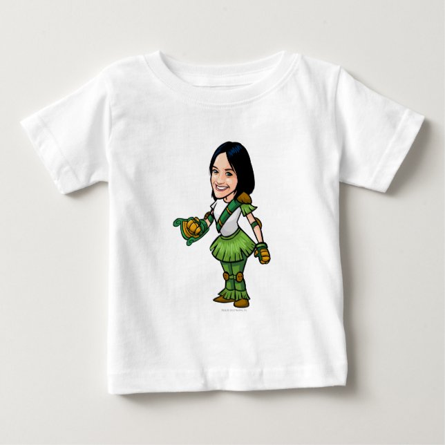Twitterpete Mystery Island Staff Player Baby T-shirt (Vorderseite)