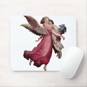 Two Angels in Flight Mousepad