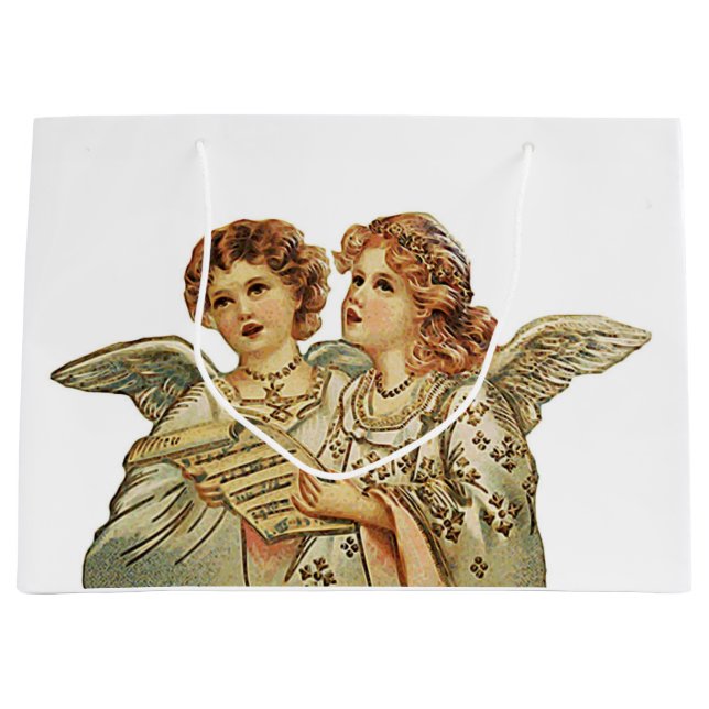 Two Beautful Angels Große Geschenktüte (Vorderseite)