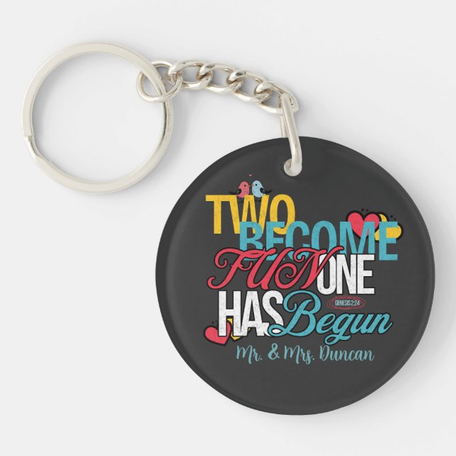 Two Become One Fun has Begun - Genèse 2:24 (Devant)